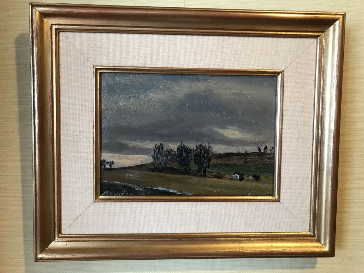 Dipinti: Armand Henri Rouiller paysage de compagne – Usato da Villeneuve VD venduto da sim_q5hp 1