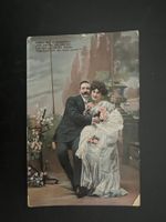 Ansichtskarte Kitsch mit Spruch kolodiert 1912   (V238)