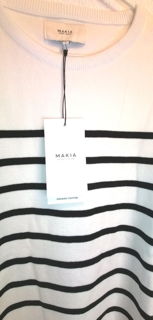 Maglioni & Felpe: Pullover ''Costal Knit'' weiss-schwarz fairtrade Makia Gr. S – Nuovo e nell'imballaggio originale da Rheinfelden venduto da womanskirtSecondhand 2