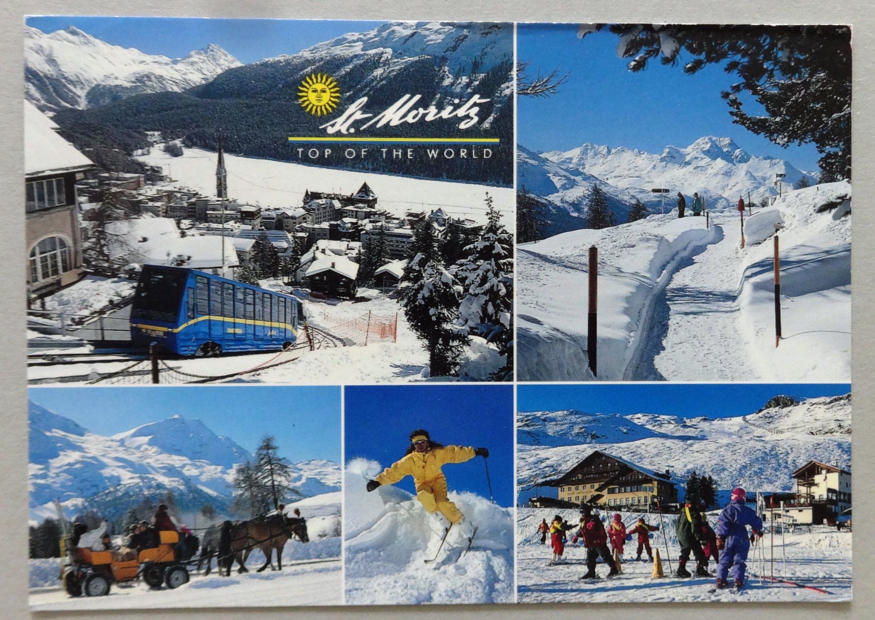 Cartoline postali: St. Moritz, 1856 m ü.M. – Usato da Fétigny venduto da Billy2miny