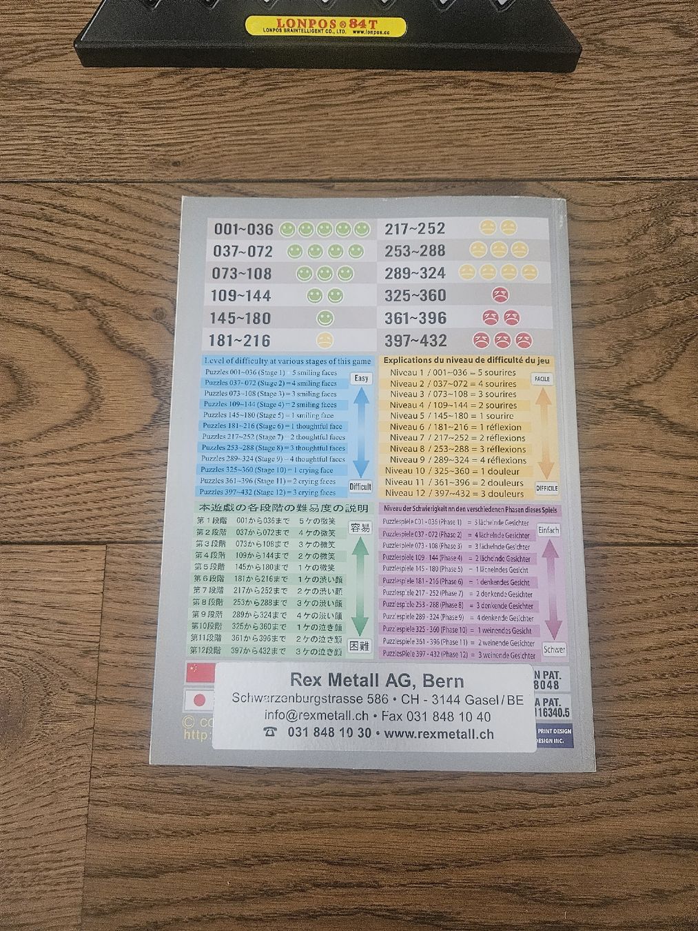 Lonpos Giochi: Lonpos 84T Brain Teaser Pyramide, 432 Levels – Nuovo (secondo la descrizione) da Meierskappel venduto da stadlin87 5