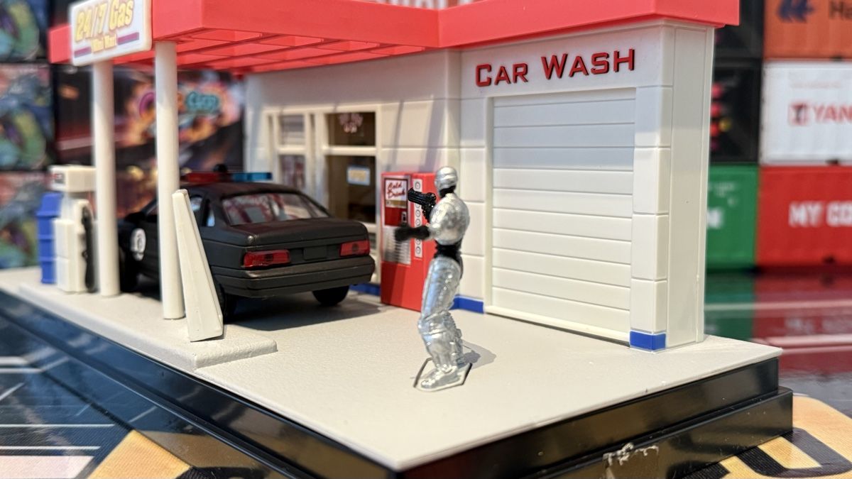Modellautos: Diorama 24/7 Gas Mini Mart Robocop – Neu (gemäss Beschreibung) aus Basel von Zomeg 3