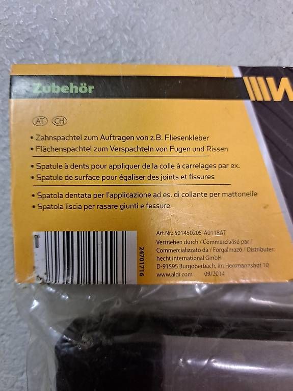 Alle Werkzeuge: Flächenspachtel / Zahnspachtel – Neu und originalverpackt aus Uznach von gartenri 3