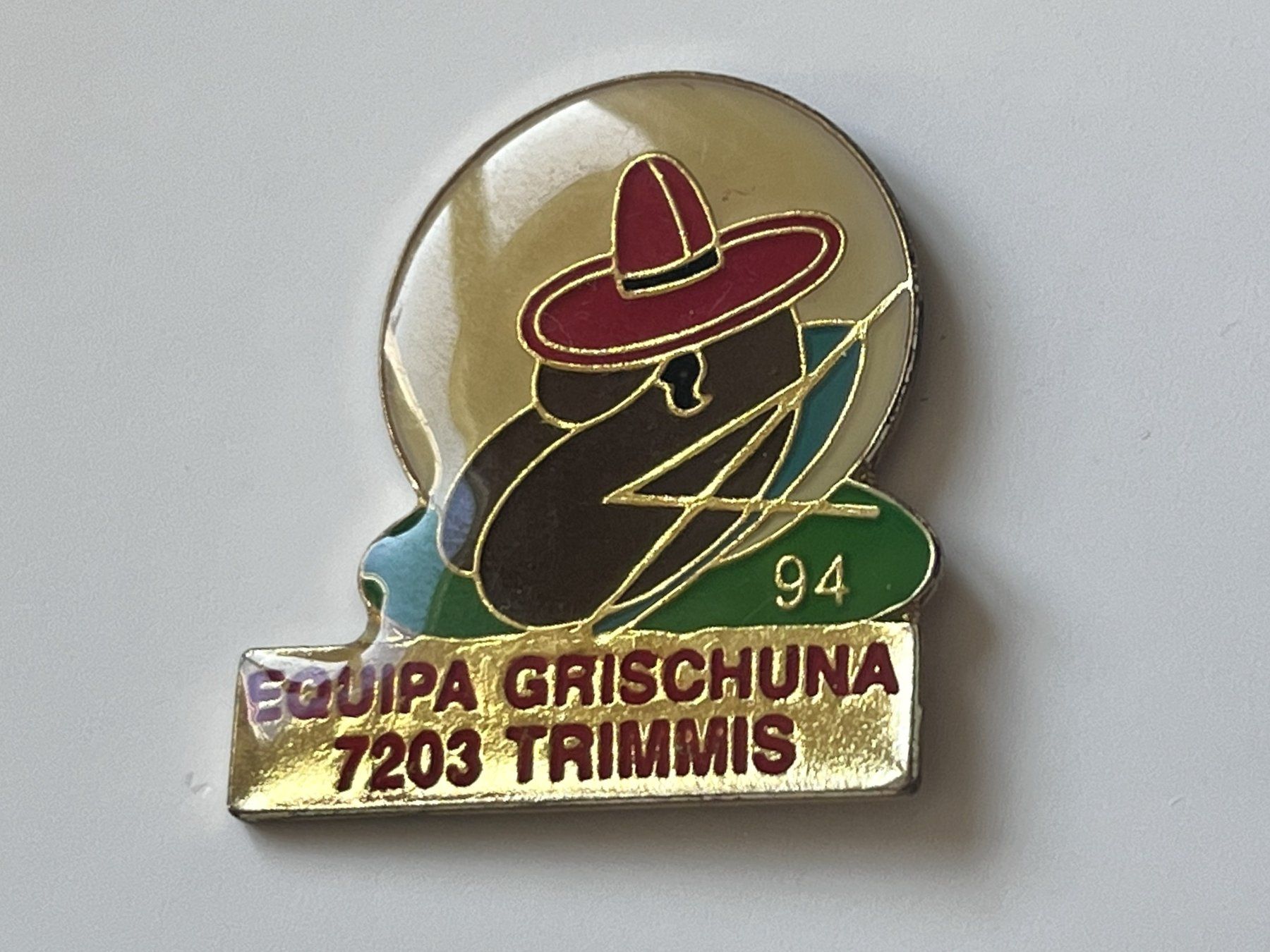 Placchette & Badge: Pin Equipa Grischuna Trimmis – Usato da Kriens venduto da TSCH1