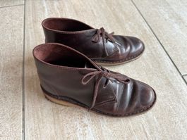 CLARKS Lederstiefel, Gr. 39