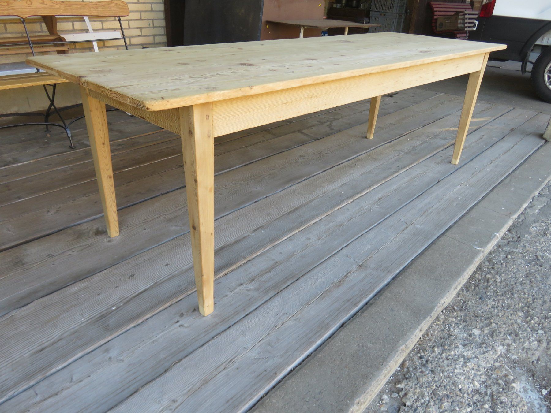 Tavoli: antiker Biedermeier-Tannentisch 240cm – Usato da Ruswil venduto da Mfladibus 1