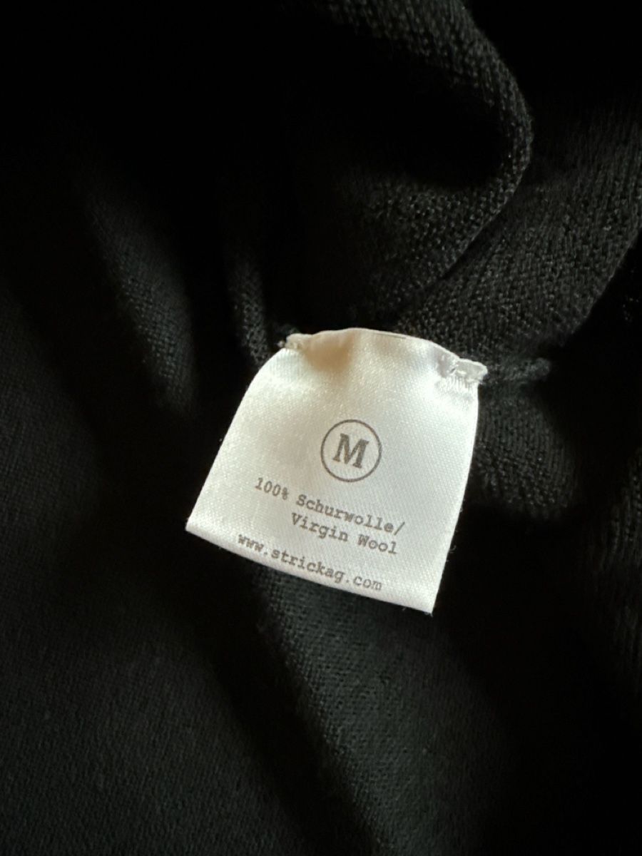 Pullover & Sweatshirts: Schwarzer Strickpullover aus 100% Schurwolle Grösse M – Neu (gemäss Beschreibung) aus Meggen von BertaundAnton 3