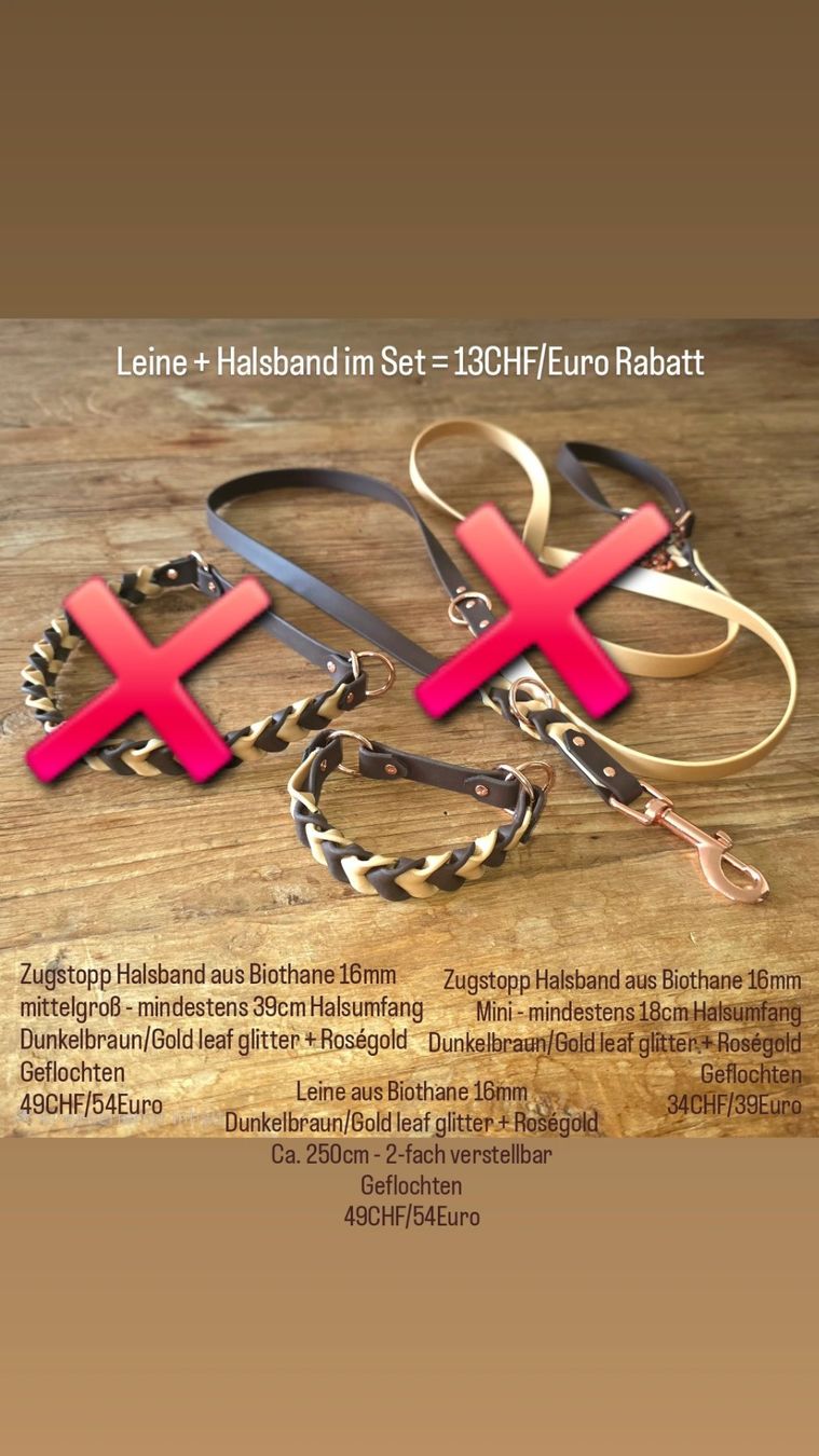 Guinzagli & Collari: Zugstopp Halsband – Nuovo (secondo la descrizione) da Müselbach venduto da reg_v5fz
