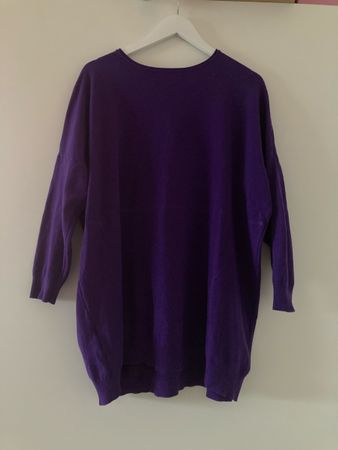 Damen Strickpullover, Lila, Perfekt für Herbst!