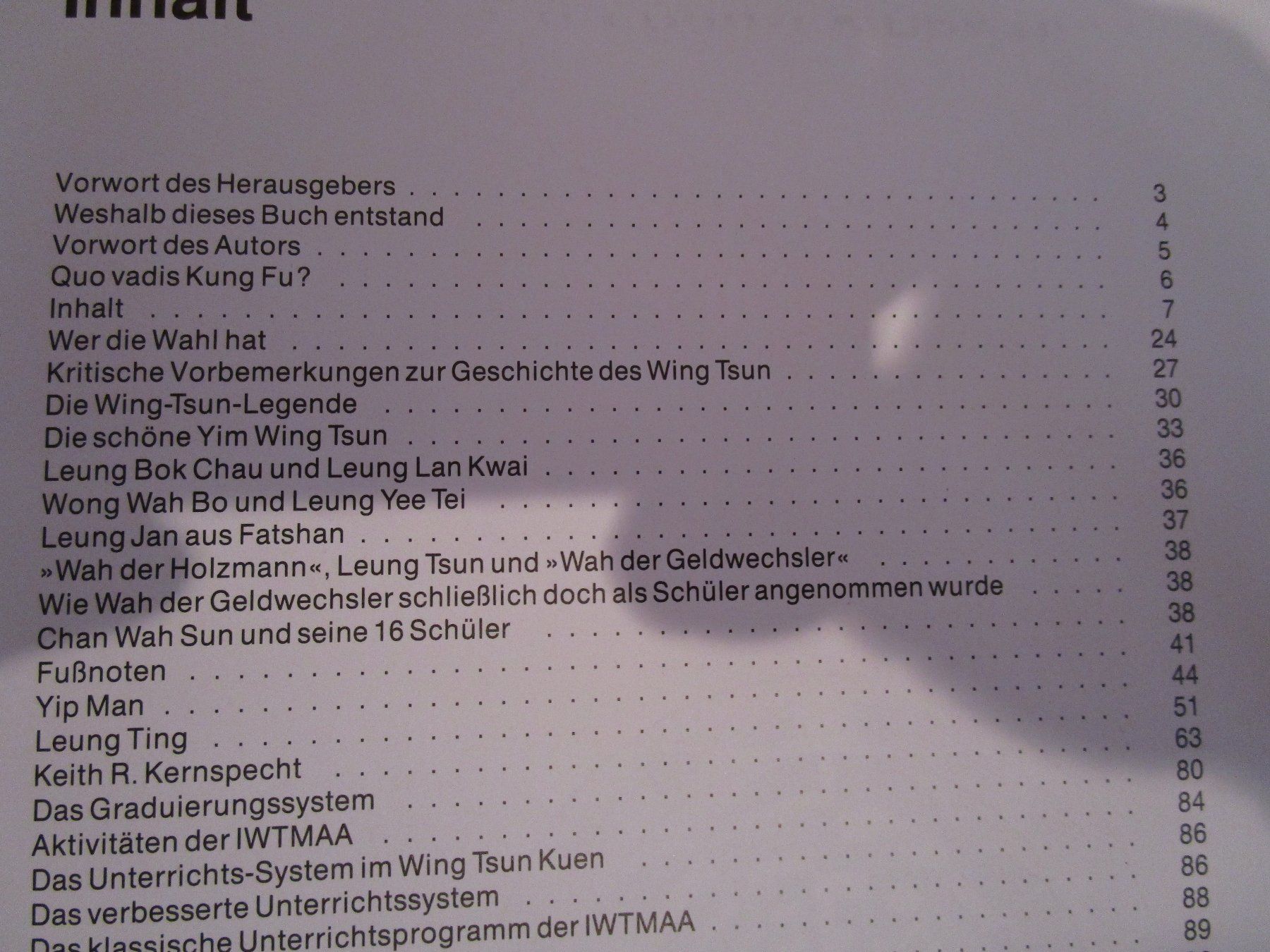 Libri: Wing Tsun Kuen  -  Kampfsportbuch – Usato da Wetzikon ZH venduto da Storchadebar 4