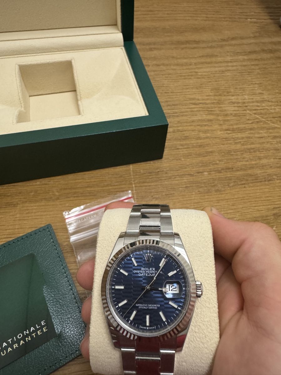 Rolex Montres: Rolex Datejust 36 Blue Wave – Neuf avec emballage d'origine à Weinfelden par Handyvice24 2