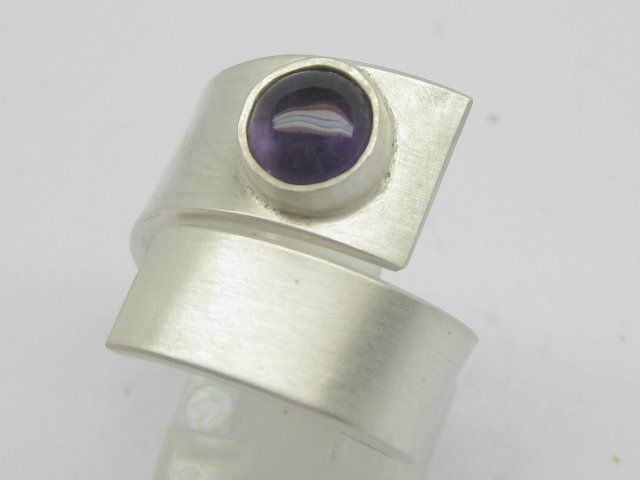 Anelli: spezieller Ring Silber 999 Einzelstück Amethyst Gr.57 – Nuovo (secondo la descrizione) da Ermatingen venduto da Decovin 3