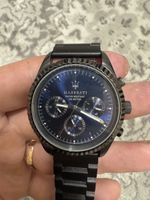 Montre Maserati Multifonction – Cadran Bleu Sunray & Acier N