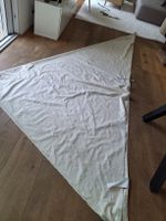 Segel weiss Groesse je 4 Meter Länge guter Zustand