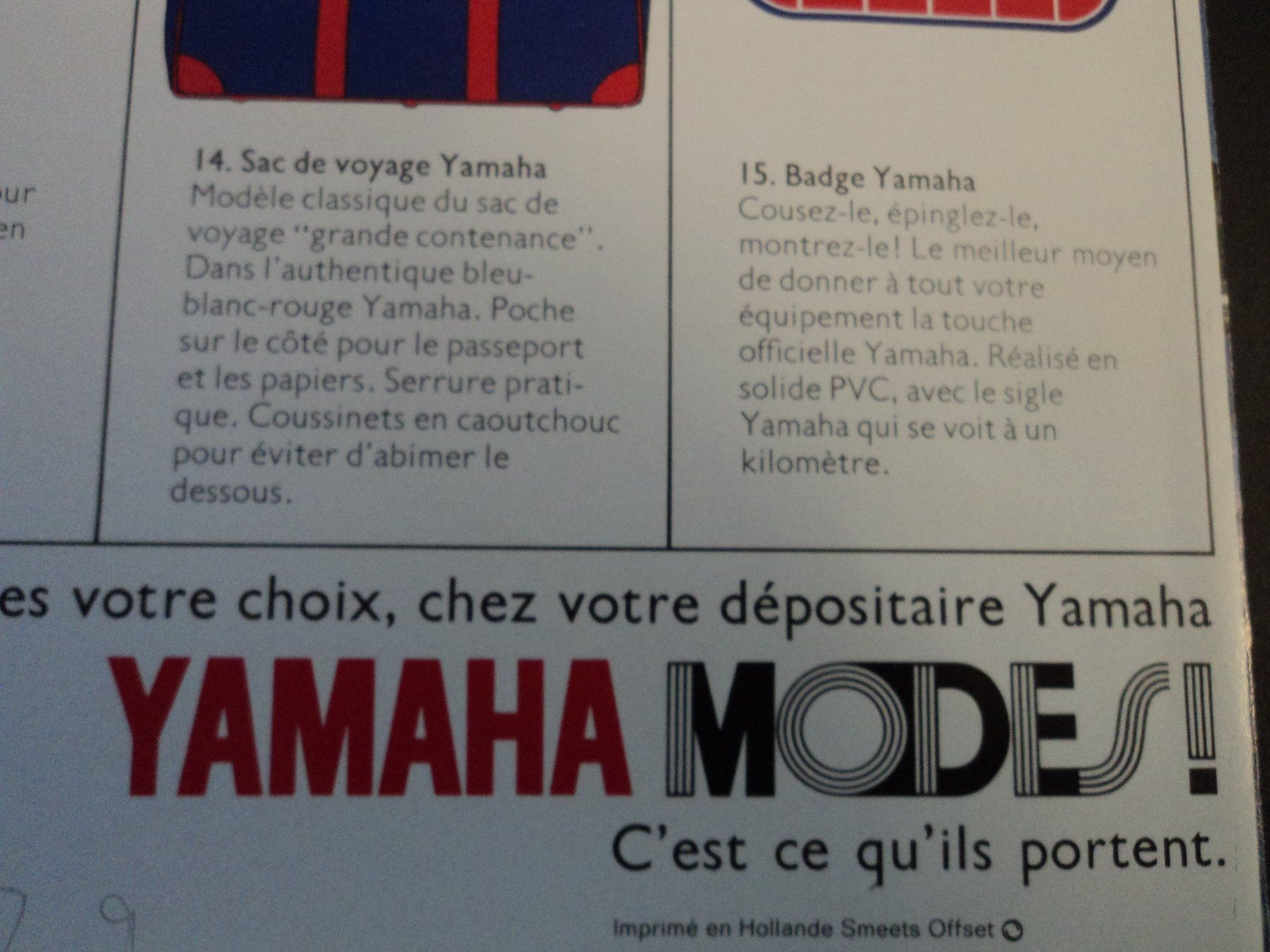 Documenti: Prospekt Yamaha Mode 1979 – Usato da Schwarzenburg venduto da modelCARama 3