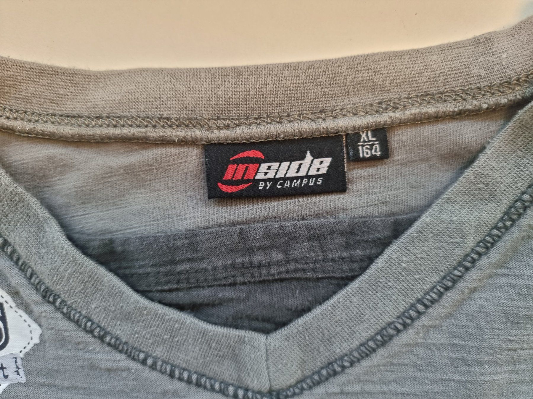 Pullover & Sweatshirts: 164 L InSide by CAMPUS graues langarm Shirt FREAKISH SID – Gebraucht aus Dürnten von Bachtelrider_ 4