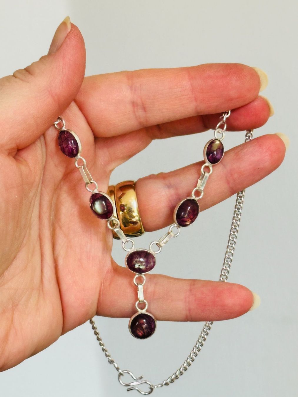 Ketten: Labradorite necklace – Neu und originalverpackt aus Genève von AGBERG 9