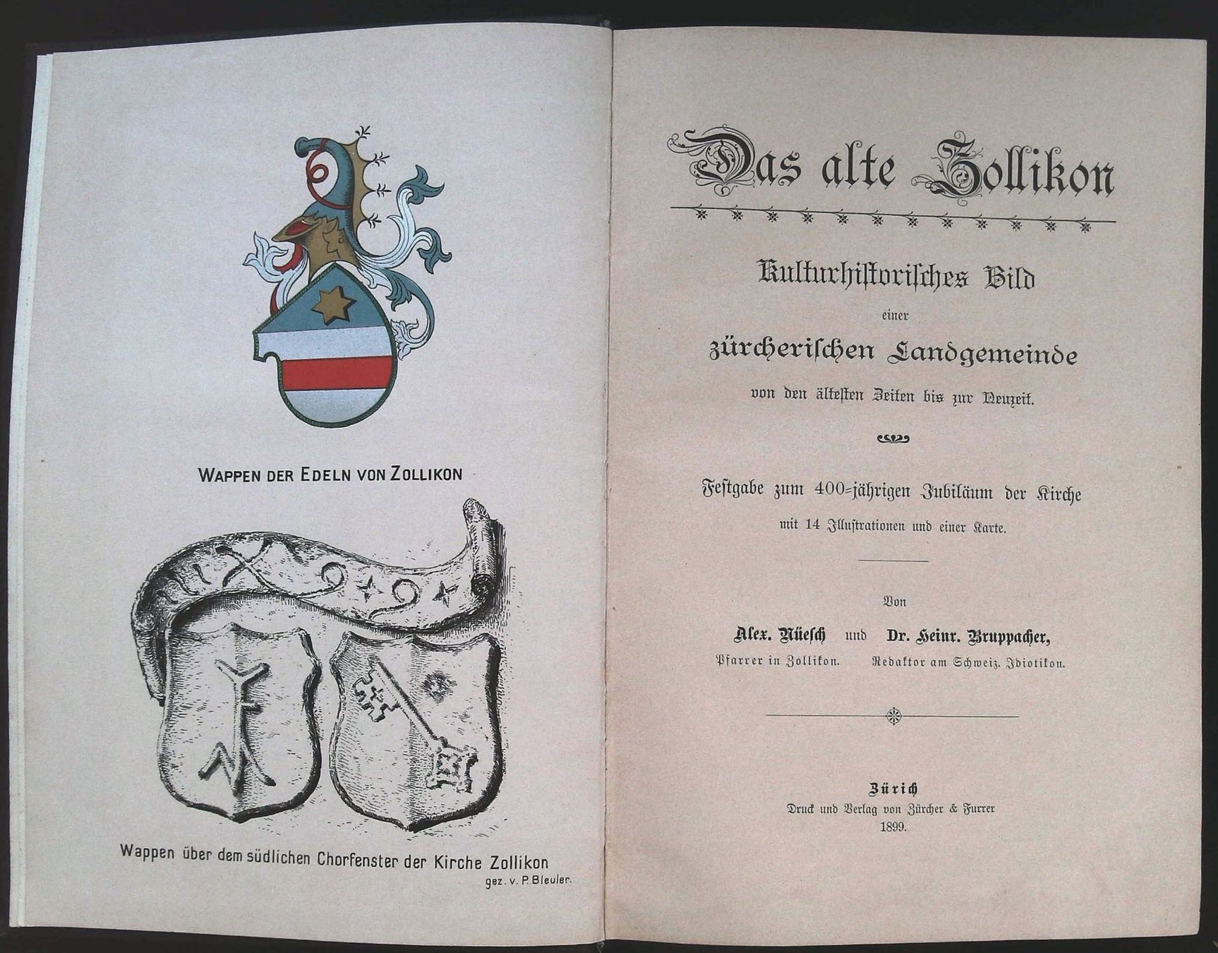 Bücher: Das alte Zollikon 1899 – Gebraucht aus Rafz von Helvet32