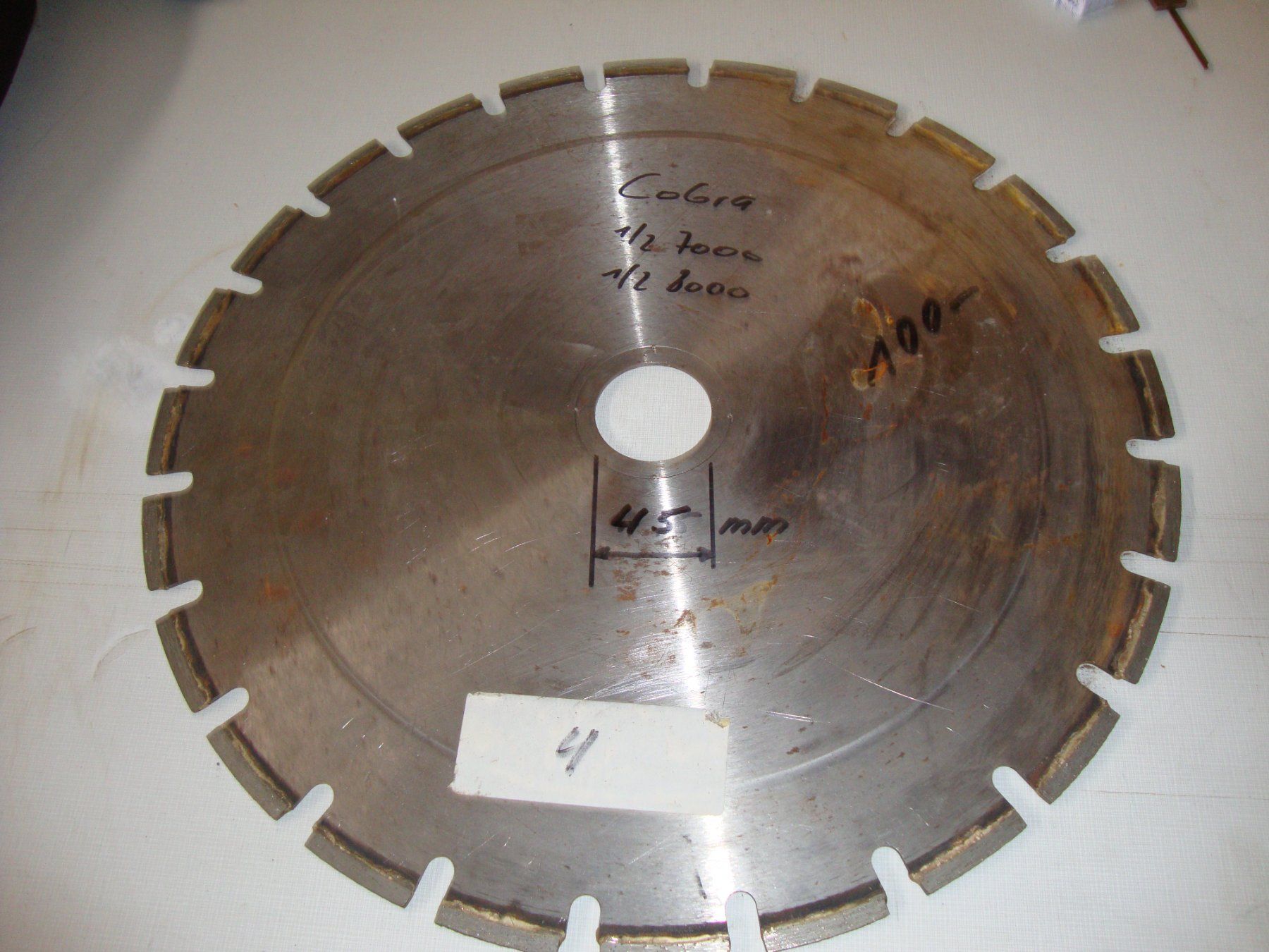 Seghe: Diamant Sägeblatt 400mm Pos 4 – Usato da Stetten AG venduto da K.B-Wa-Maschinencent