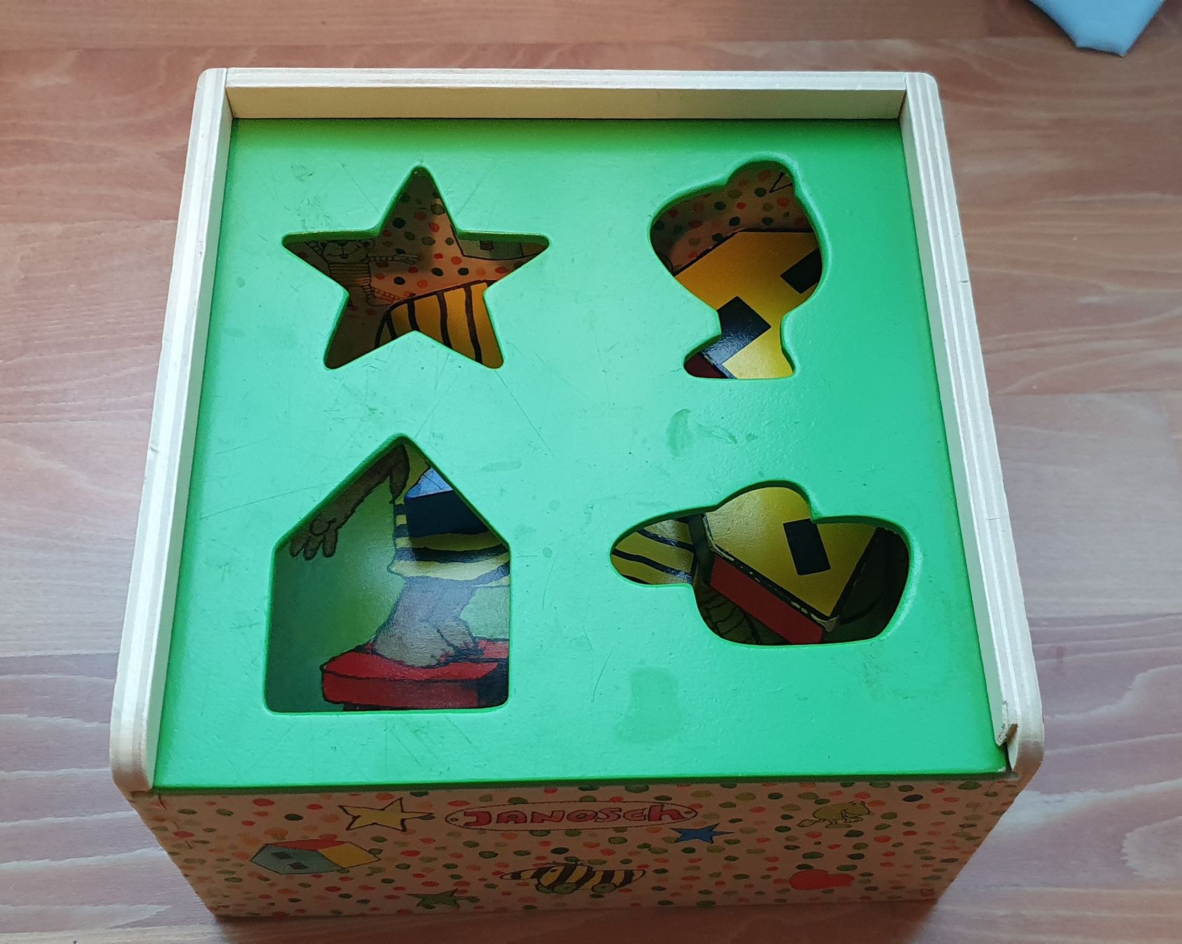 Jouets: Janosch Holzpuzzle Sortierbox – D'occasion à Untereggen par atombesen007 1