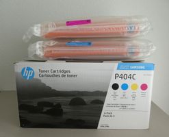 2 Toner HP / SAMSUNG, CLT-P404C Magenta/Cyan / NEU