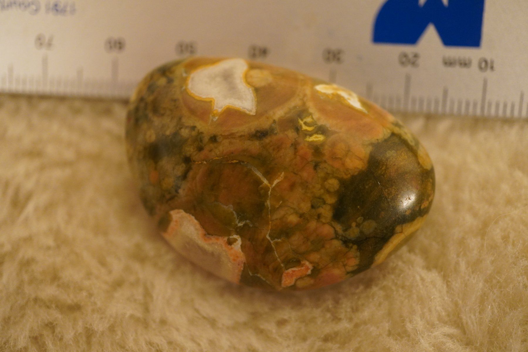 Minerali & Pietre curative: Urwald Rhyolith        Scheibenstein    –Topstone- – Nuovo e nell'imballaggio originale da Eschenbach SG venduto da topstone 4