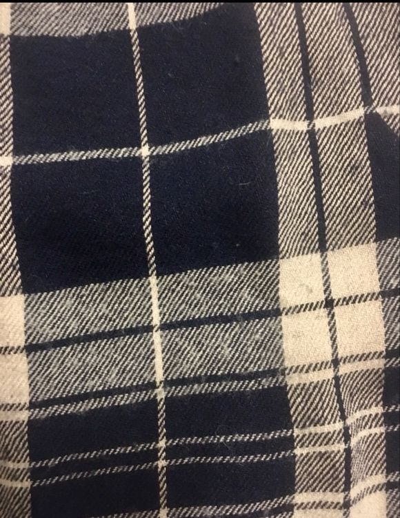 Jupe Kookai Taille 38 - Bleu Marine Et Blanc à Carreaux - Coton Mélangé Plissé - Occasion Très Bon état