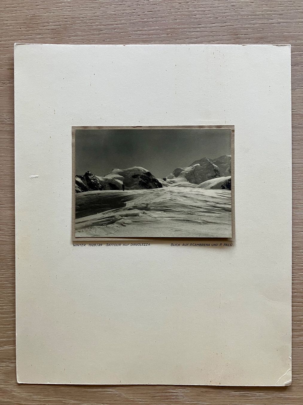 8 s/w Vintage-Fotos Bernina, Diavolezza, Corvatsch, 1927-29 (D'occasion ...