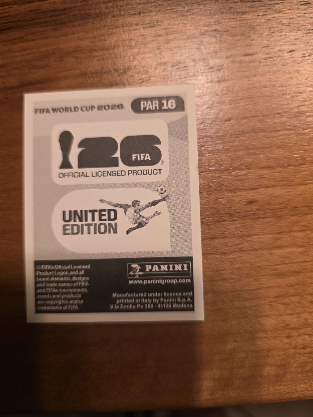 Panini Cartes à collectionner: Panini WM 2026 PAR 16 Gamarra – Neuf (Voir description) à Romanshorn par leeh78 1