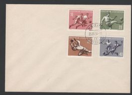 Liechtenstein 1954 Sportserie I Nr. 266/69 FDC K: 140.00 CHF