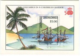 Block "Schiffe. Kolumbus". Grenada.