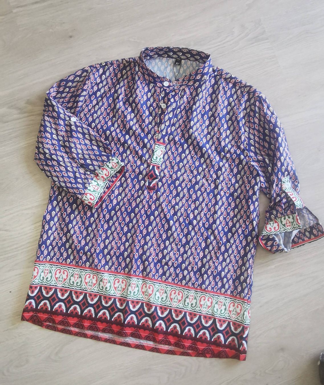 Camicette: Gemusterte Boho Chic Bluse - L – Usato da Wettingen venduto da JasminL92