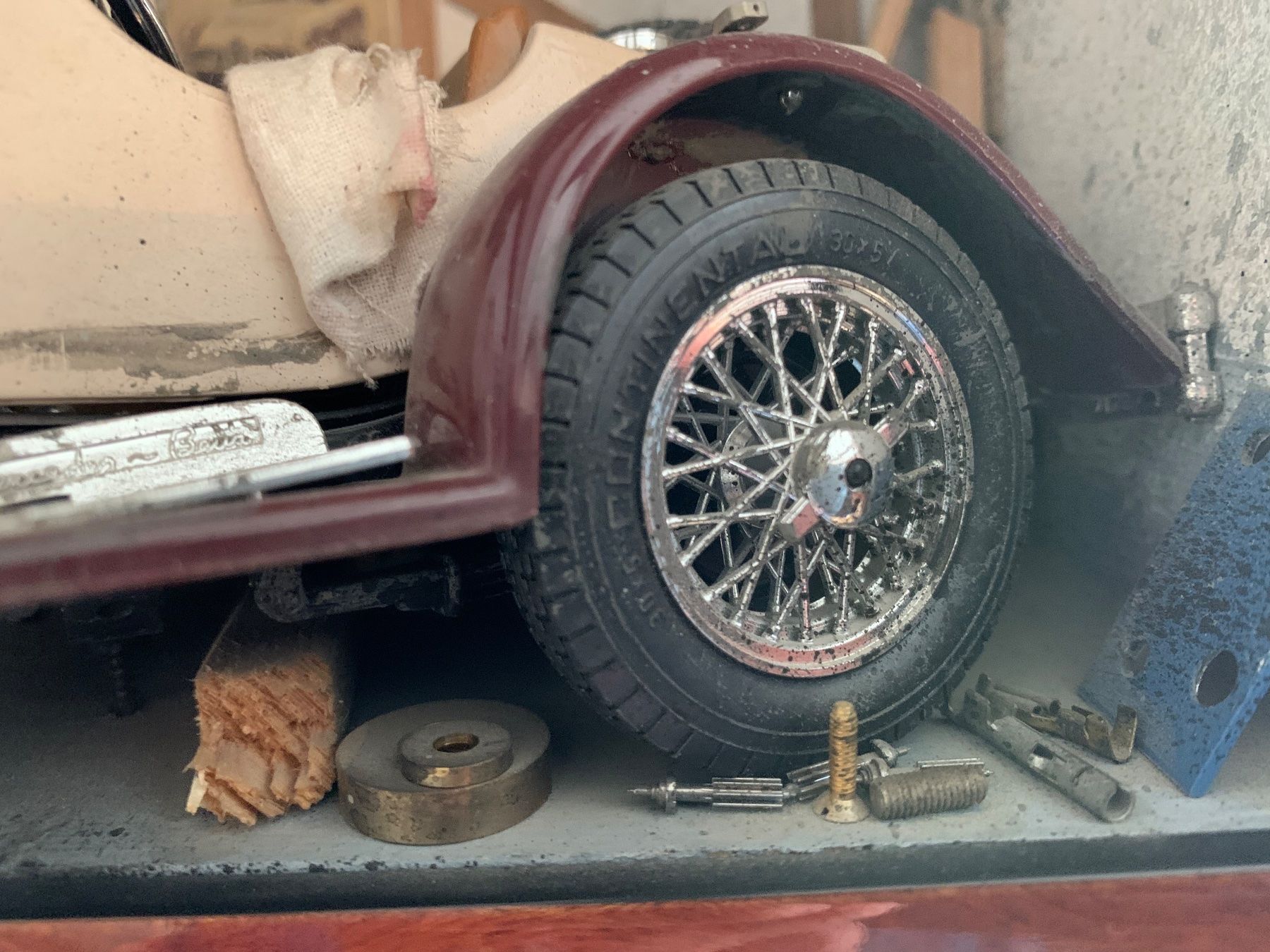 Mercedes-Benz Modellautos: Einmaliges Diorama "Mercedes Oldtimer mit Werkstatt" – Gebraucht aus Widnau von sei_g6d9 7