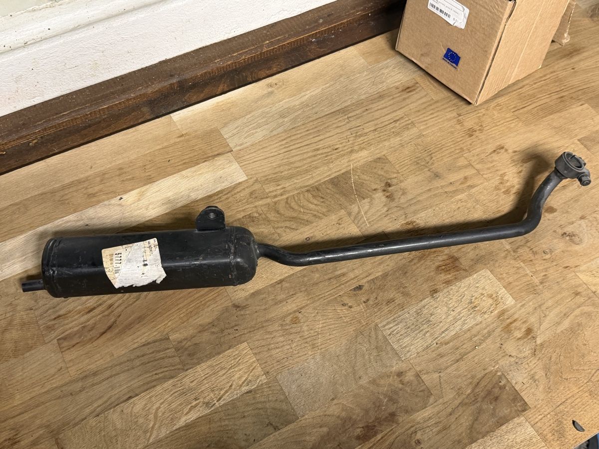 Piaggio Parti ricambio per ciclomotori: Original Piaggio Boxer Auspuff mit CH Nummer – Usato da Bolken venduto da si.x.las 1