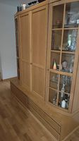 Massivholz Vitrine
