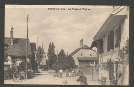 Carte P de 1919 ( Vufflens-la-Ville / Poste et l'Eglise )