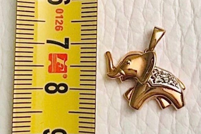 Ciondoli: NEU Elefantenanhänger mit Diamanten – Nuovo e nell'imballaggio originale da Münsingen venduto da Goldvreneli1897 2