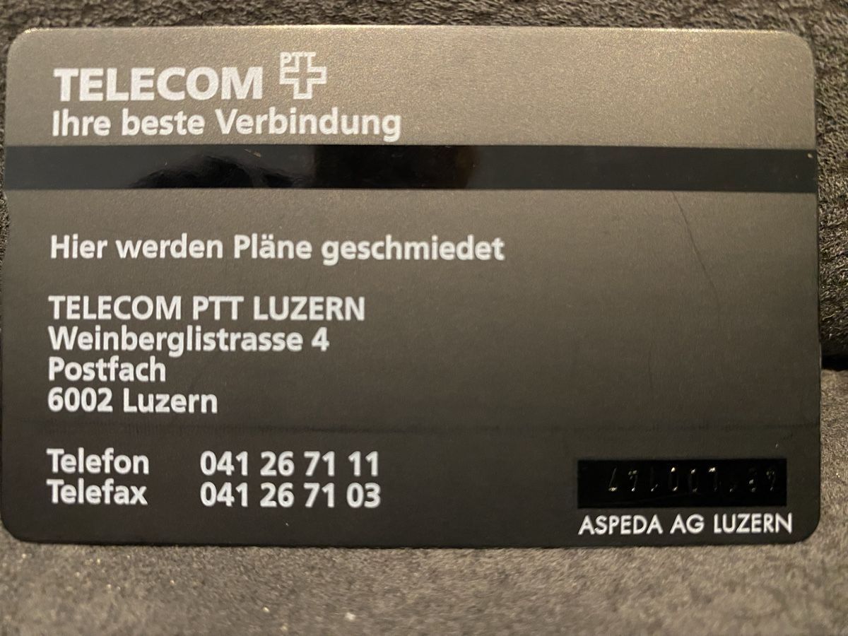 Telefon- & Taxkarten: P-taxcard – Gebraucht aus Lausanne von babacard10 1