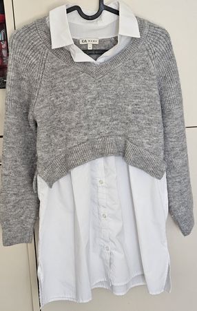 Umstands-Sweatshirt - 2-in-1-Look