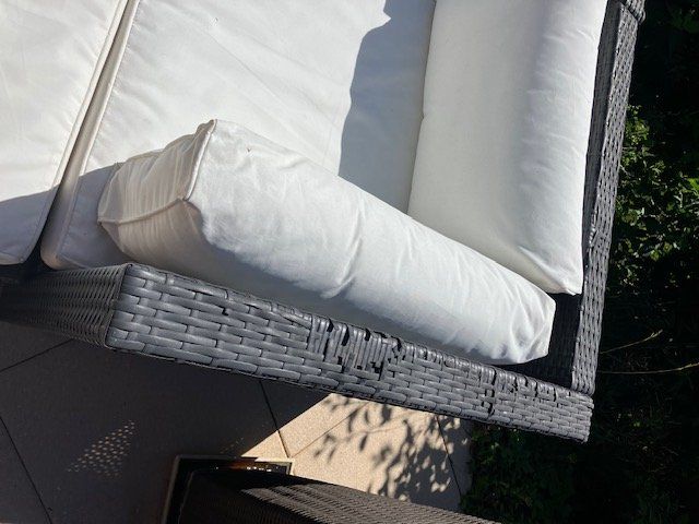 Tischset: Gartenlounge Set Polyrattan braun mit Tisch – Gebraucht aus Dättwil AG von Sancho78 3
