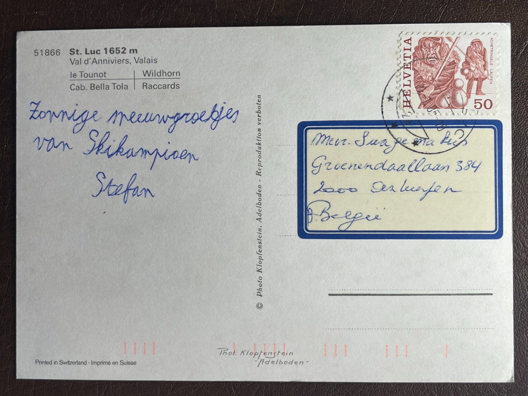 Cartoline postali: St. Luc - Val d'Anniviers, Valais – Usato da Steg VS venduto da danwer74 1