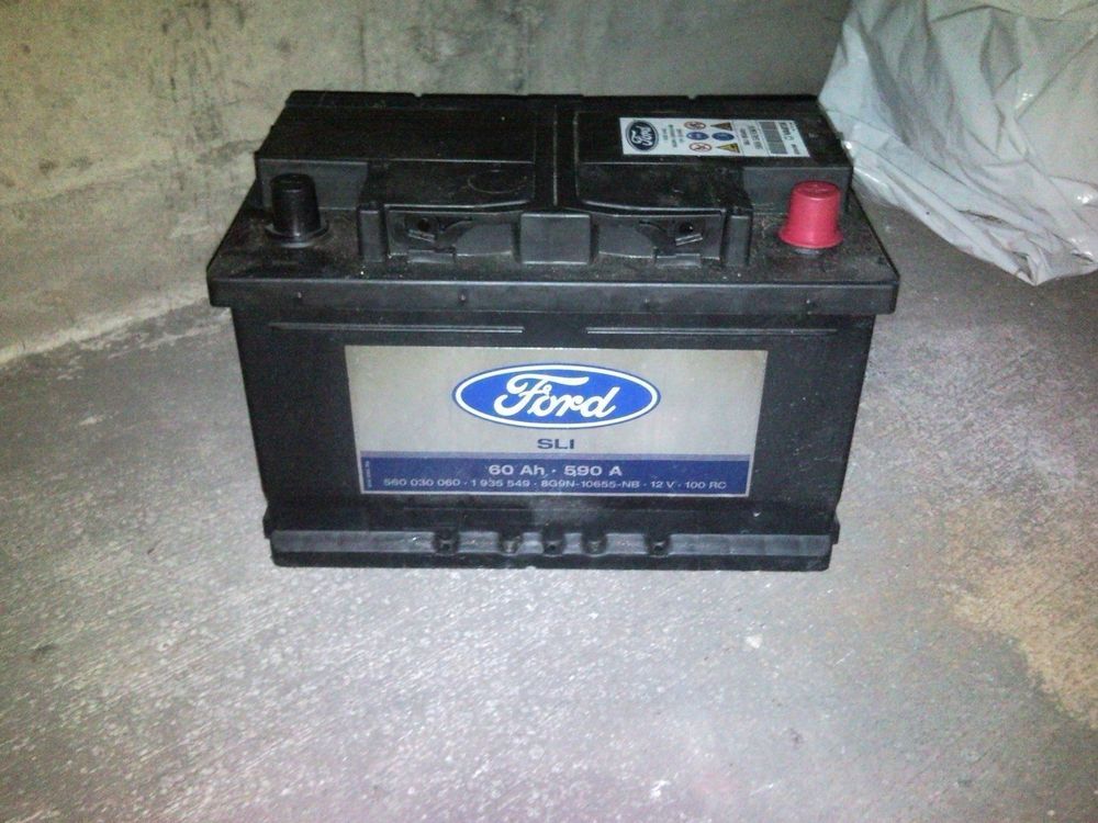 Ford SLI 60Ah 590A 12V Autobatterie