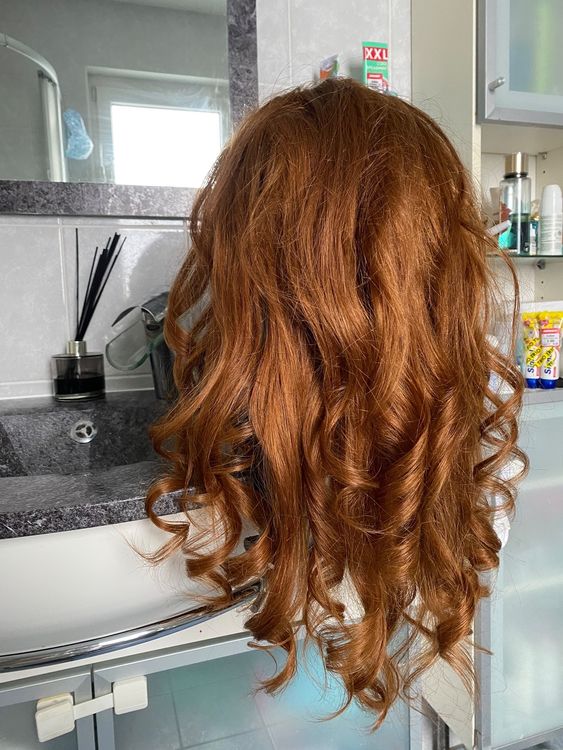 Müller Perücke Aus Echtem Haar – Natürlicher Look, Blaue Farbe, 2,54 Cm (1 Zoll) Länge