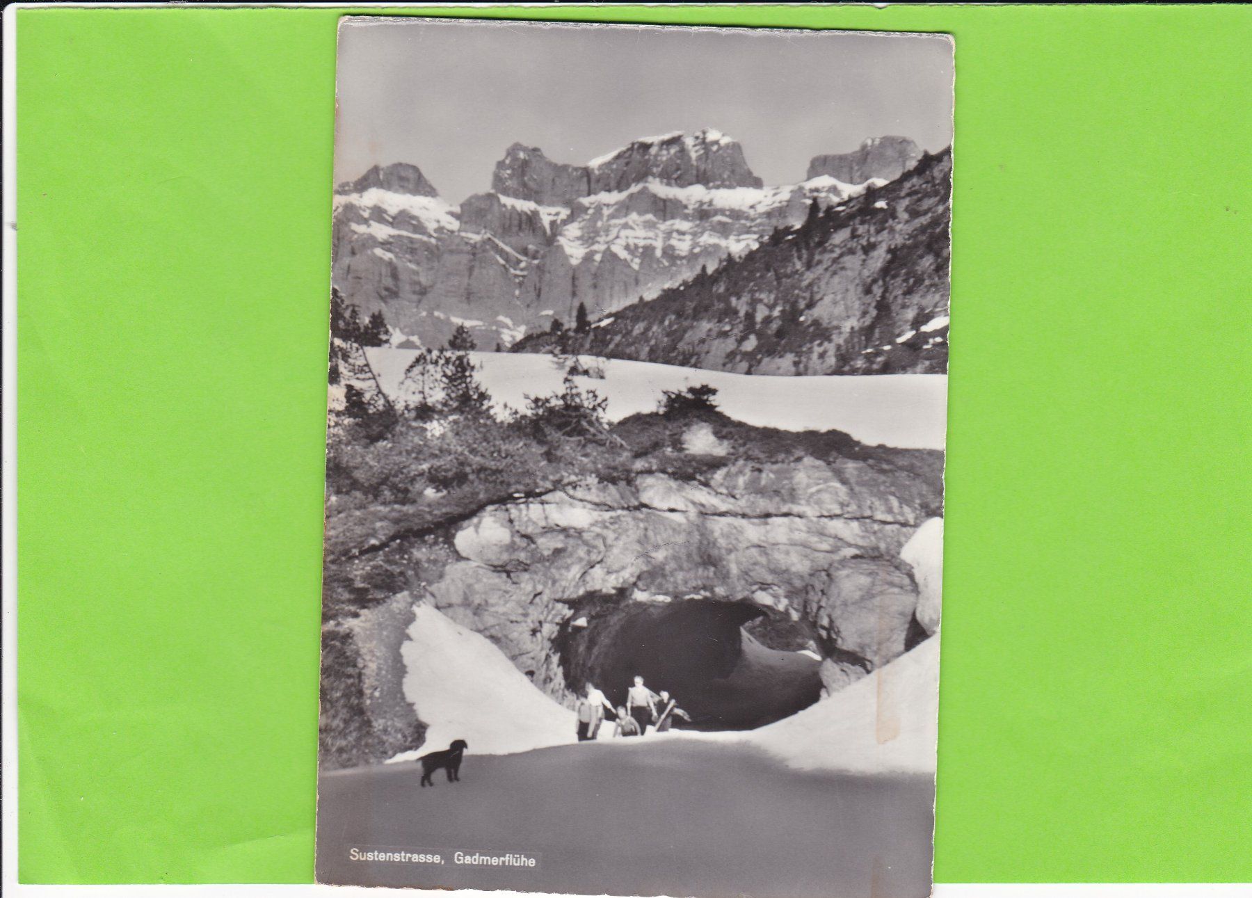 Cartoline postali: Sustenstrasse-belebt, Gadmerflühe – Usato da St. Peterzell venduto da neckertal
