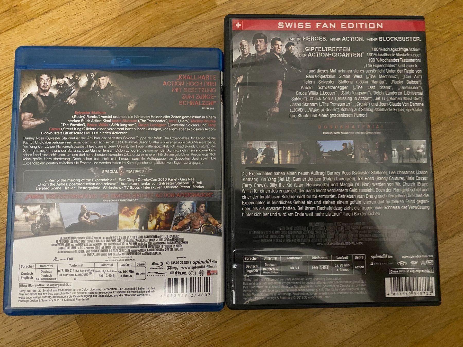 Tutti i DVDs: Verkaufe The Expendables 1 & 2 – Nuovo (secondo la descrizione) da Zürich venduto da Gobble 1
