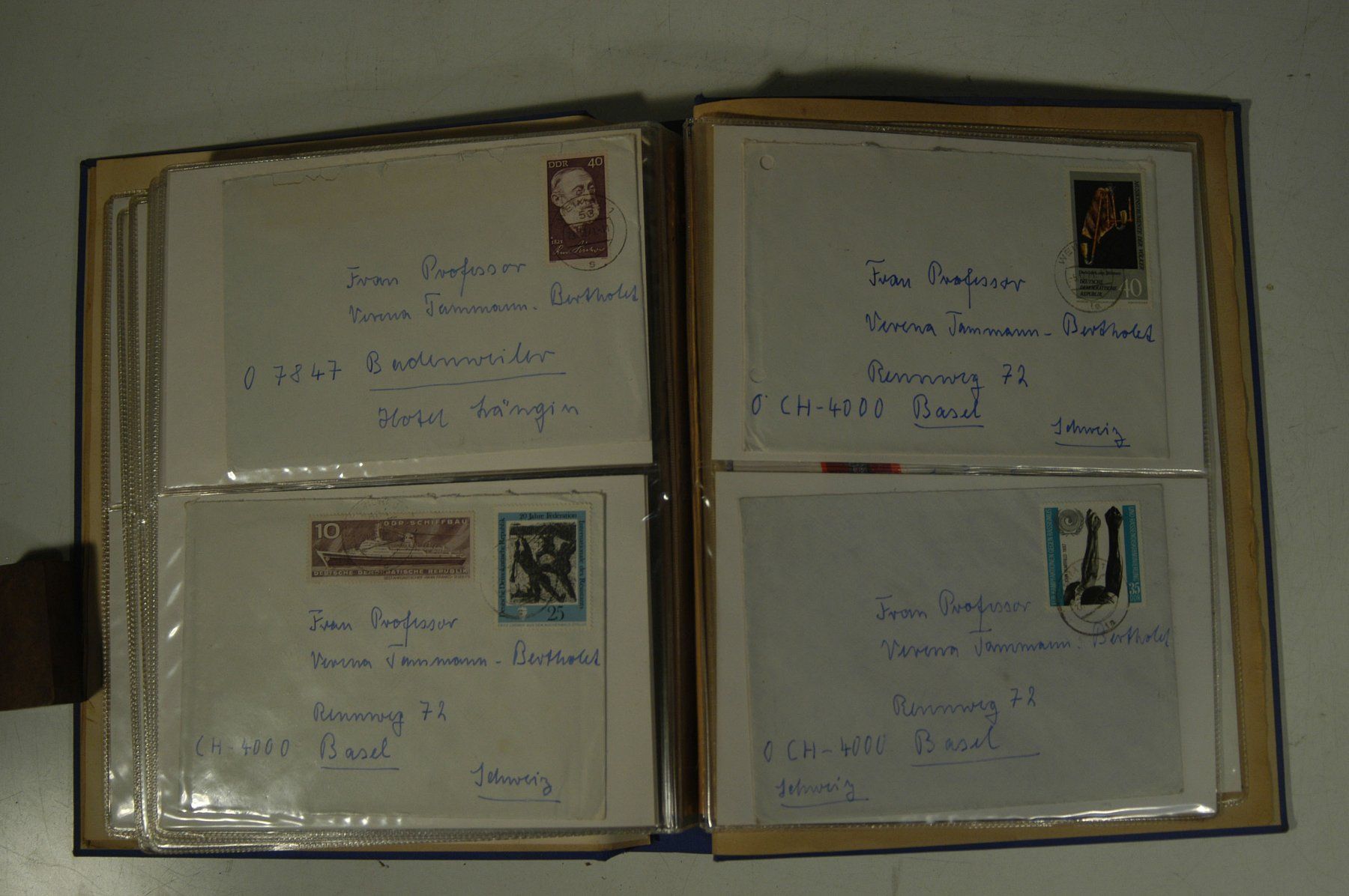Tutti i francobolli: Ersttagsbriefe DDR auch Luftpost ca. 60 Stück – Usato da Herisau venduto da Wisen 9