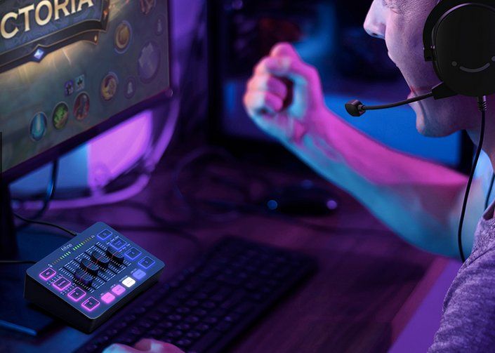 Console di mixaggio: Gaming Audio Mixer für PC – Nuovo e nell'imballaggio originale da Geneve venduto da Titi2008 7