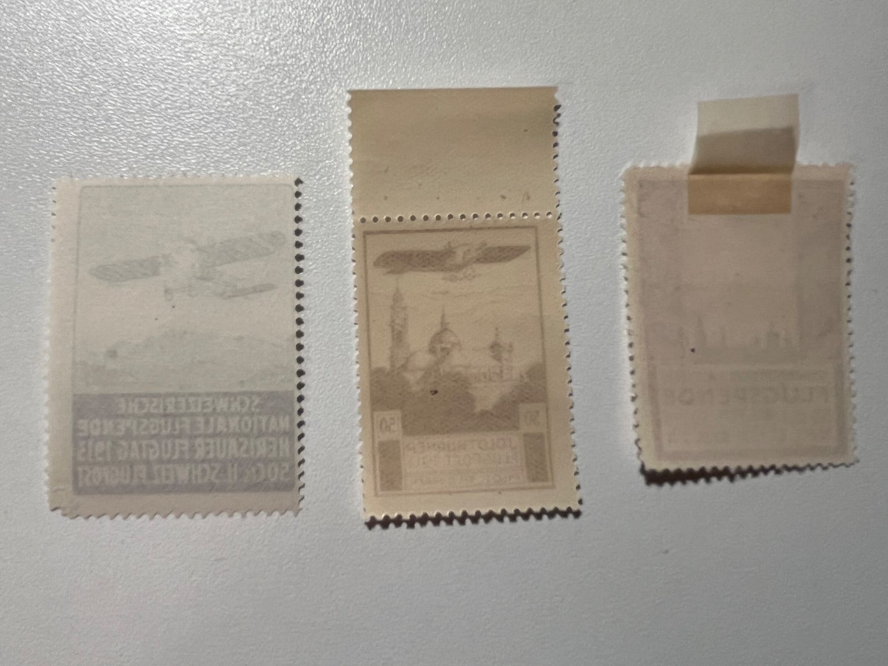 Tutti i francobolli: Diverse Vorläufer Flugpost Briefmarken 1913 und  Weitere – Nuovo (secondo la descrizione) da Wollerau venduto da Steffinho 8