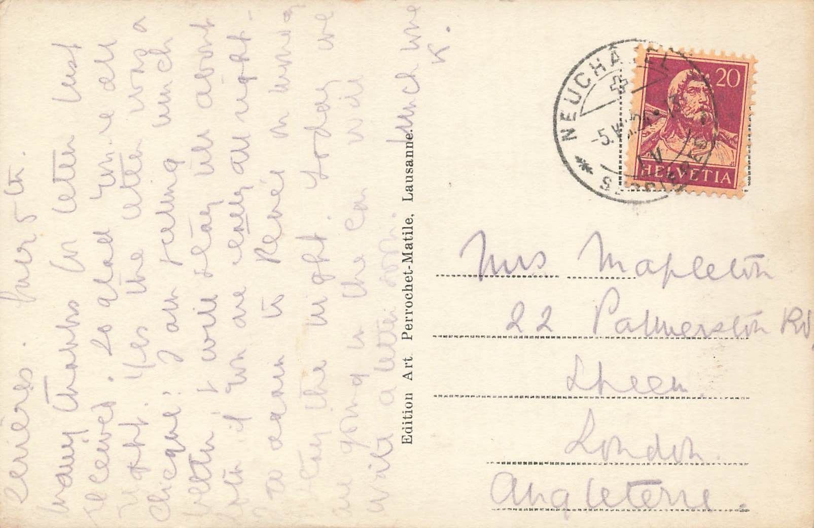 Cartoline postali: Montreux – Usato da Biasca venduto da Blenio71 1