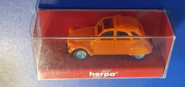 Herpa 020824-006 1:87/H0 Citroen 2 CV, rotorange, OVP